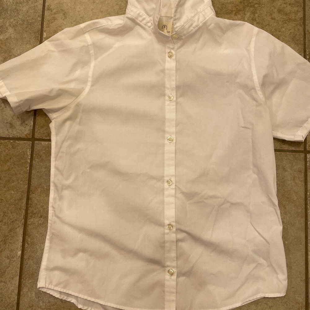 Lands’s End White Dress Shirt